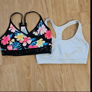 PINK by Victorias Secret Ultimate & CHAMPION Lined Sports Bra BUNDLE Sz: L EUC!
